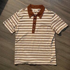PAUL FRANK Polo Shirt with Pocket, LIKE NEW, Vintage 90's', 100% Cotton, Large